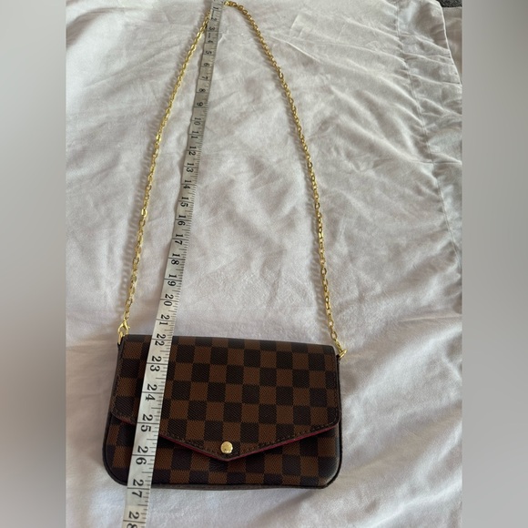 Louis Vuitton pochette Felicie fashion retro checkerboard - Picture 10 of 15